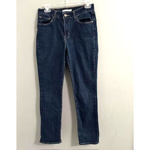 Levi Strauss & Co. Classic Straight Dark Wash Jeans Womens Mid Rise Size 6